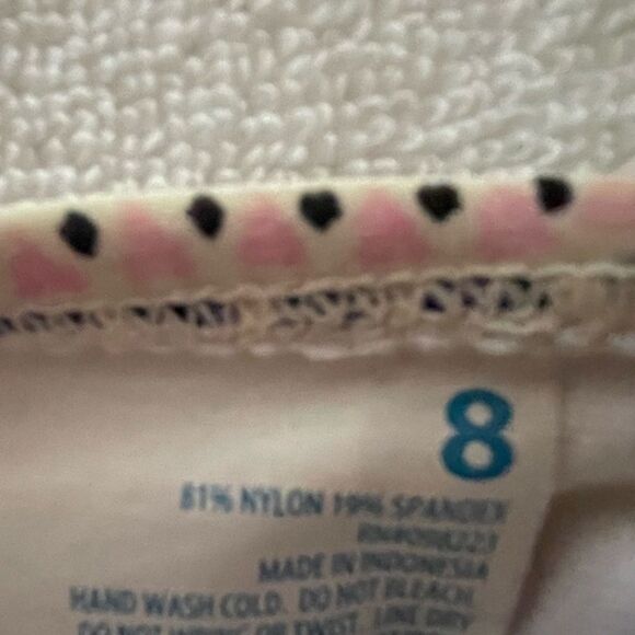 Girls size 8 Malibu Design Group turquoise/beige color Southwest design bikini - Picture 11 of 11